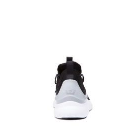 Supra Mens FACTOR Black/Lt Grey/white Trainers | CA-36029